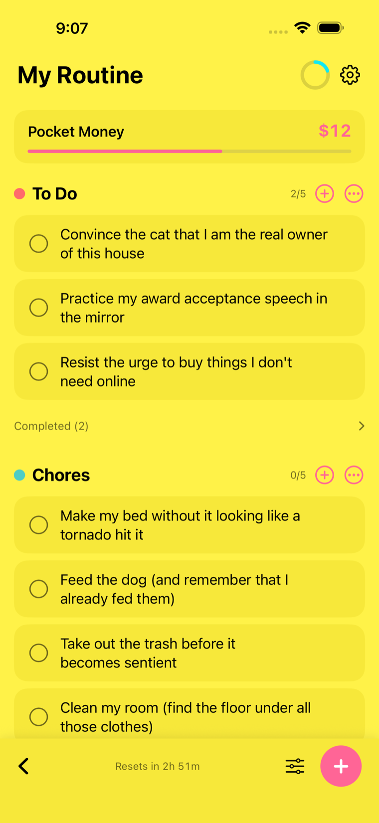 A Routine Rocket daily routine